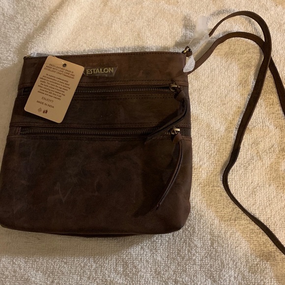 Estalon Leather Crossbody Purse 2025